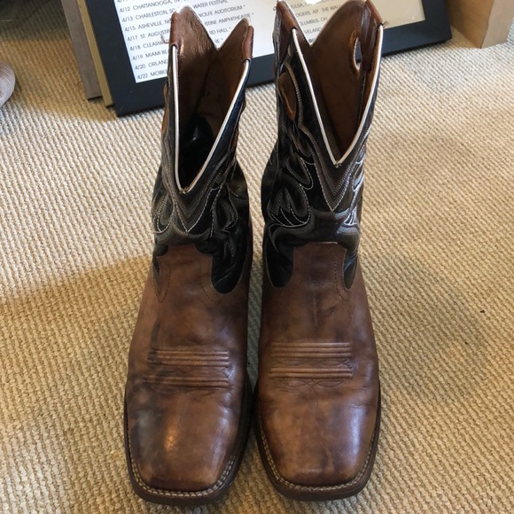 Ariat Other - Ariat Square-toe Cowboy Boots size 11EE